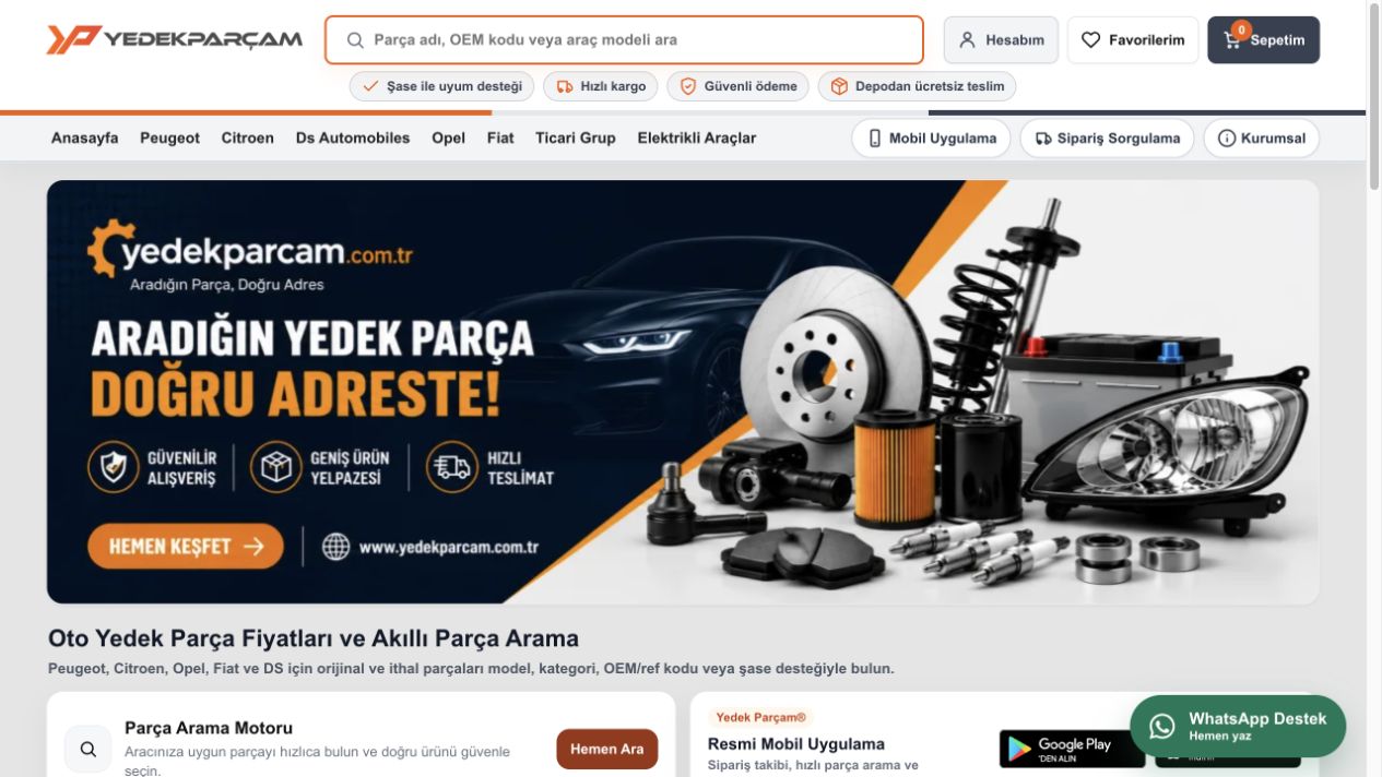 Yedekparcam.com.tr